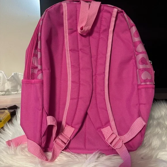 Hello Kitty Pink Backpack with Hearts - Picture 2 of 4